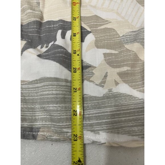 Prana McKenzie Tank Top Tropical Front Tie Blouse Size Medium - Picture 9 of 9